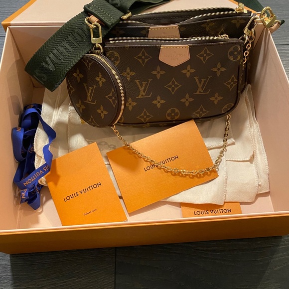 ‼️SOLD‼️LV multi pochette in khaki - Picture 2 of 16